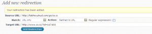 Redirection plugins wordpress