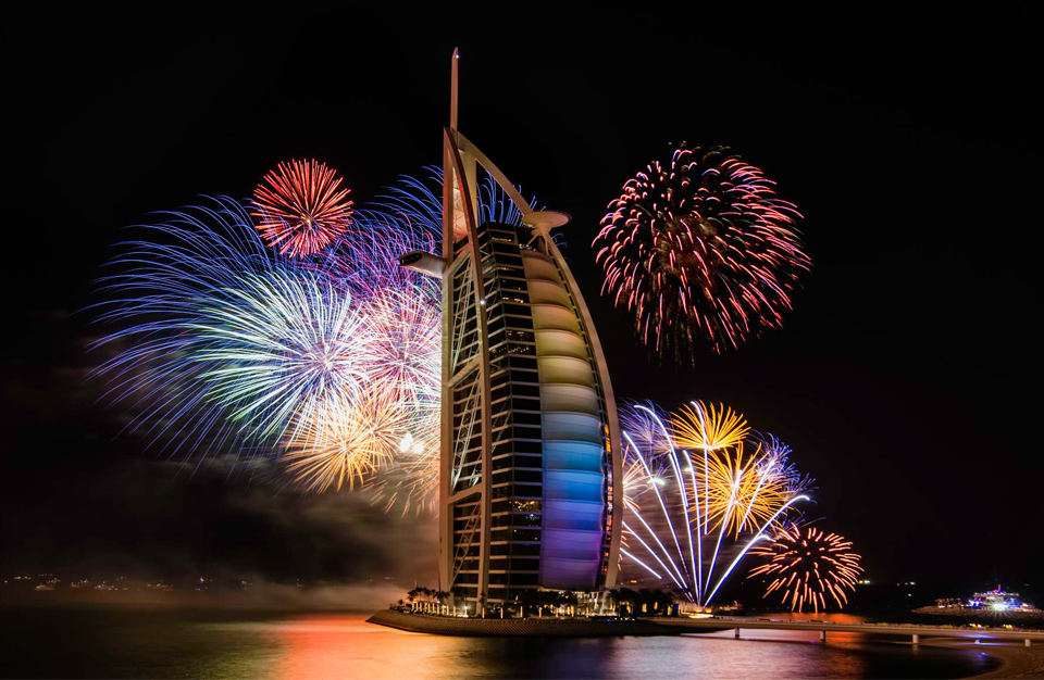 Abu Dhabi Christmas Firewoks