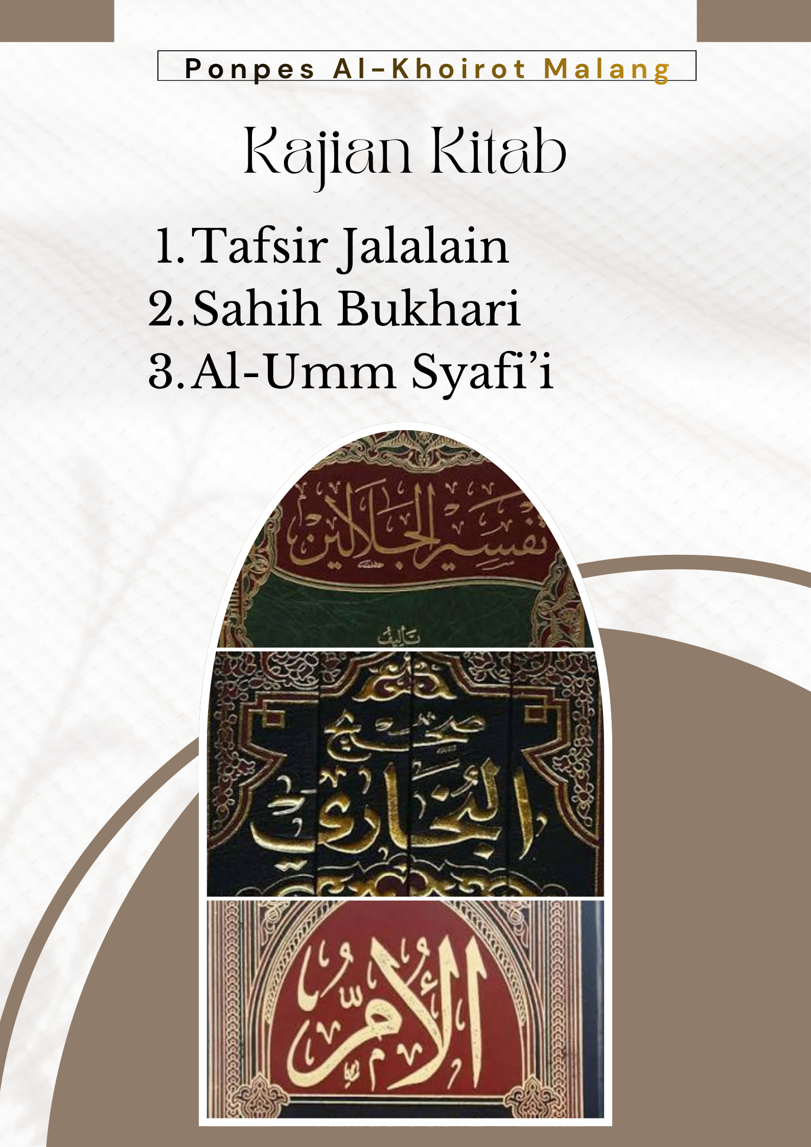 Video Pengajian Kitab Tafsir Jalalain Sahih Bukhari al-Umm